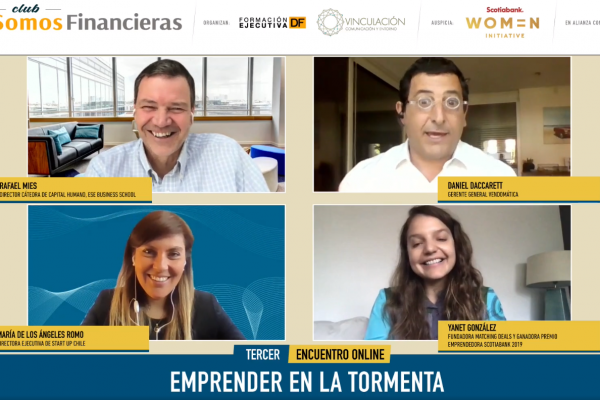<p>Encuentro online Club #SomosFinancieras: "Emprender en la tormenta"</p>