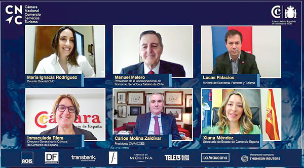 Comercio chileno mira a España en busca de fórmulas para dejar atrás la crisis sanitaria
