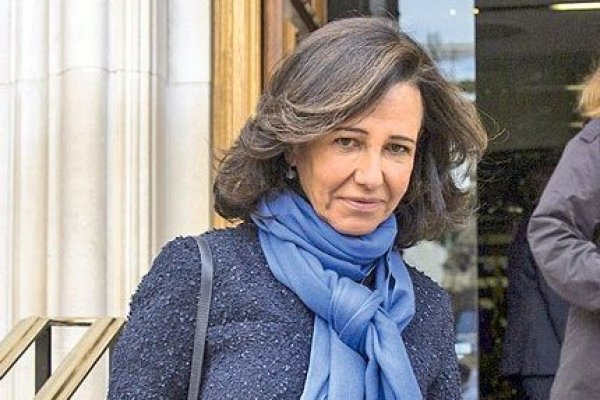 La presidenta de Grupo Santander, Ana Botín. Foto: Bloomberg