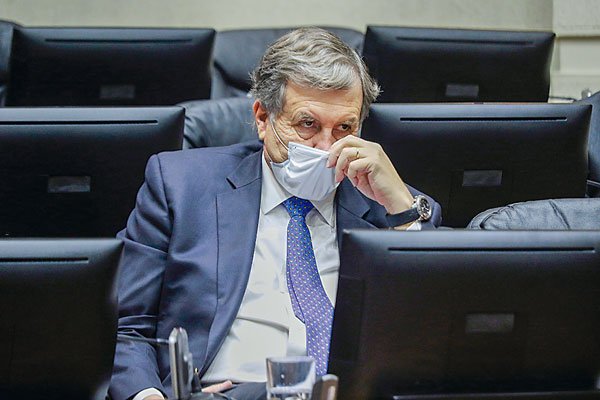 <p>El diputado Patricio Melero presentó la reserva de constitucionalidad. Foto: Agencia Uno </p>