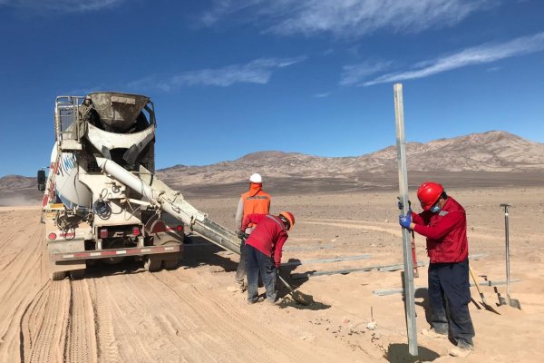 Domeyko es el cuarto proyecto solar en construcción desde agosto de 2019. Foto: Archivo