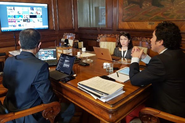 Ayer, Briones lideró la reunión del Consejo de Ministros de Finanzas para la Acción Climática.