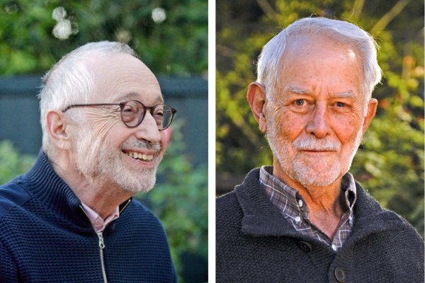 Paul Milgrom, Docente de Stanford y Nobel de Economía. Robert Wilson, Docente de Stanford y Nobel de Economía. Fotos: Reuters