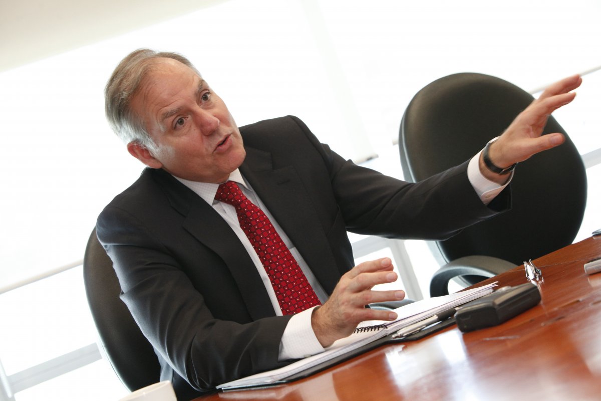 <p>Álvaro Feller, socio principal y presidente de Feller Rate. Foto: Julio Castro</p>