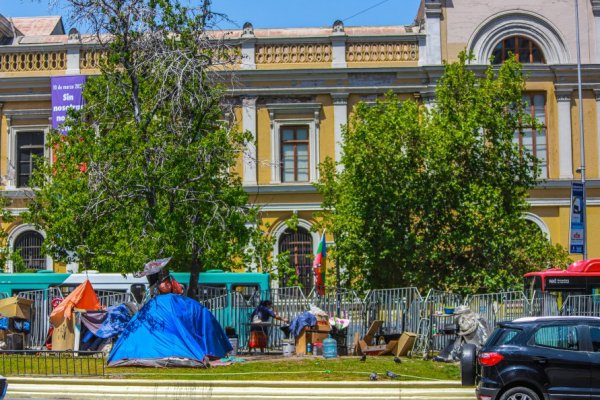 Carpas en la ciudad.