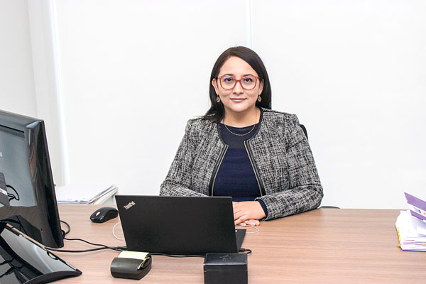 Sandra Quijada, directora nacional del Instituto Nacional de Estadísticas.