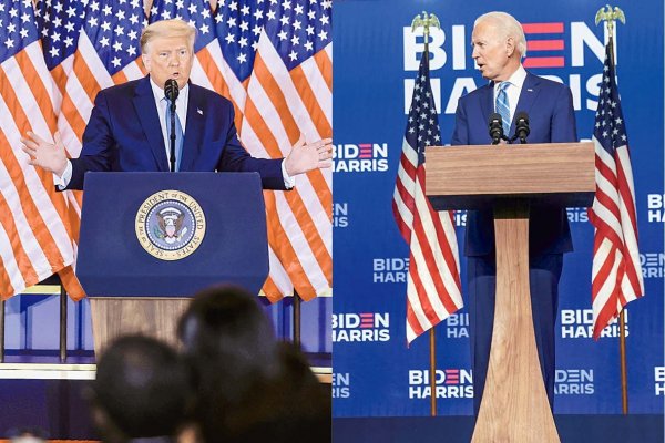 Biden dice tener votos suficientes para ganar y Trump anuncia las primeras acciones legales