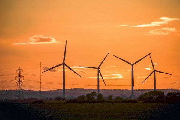 Los parques eólicos que se están levantando en el país pueden son claves para la producción de hidrógeno verde. Foto: Bloomberg