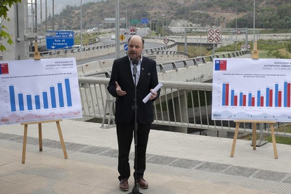 Autopistas urbanas se recuperan y tráfico alcanza niveles pre pandemia en octubre