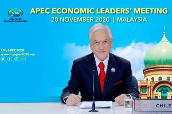 Piñera aboga en APEC por crear zona de libre comercio en Asia Pacífico y un crecimiento sustentable