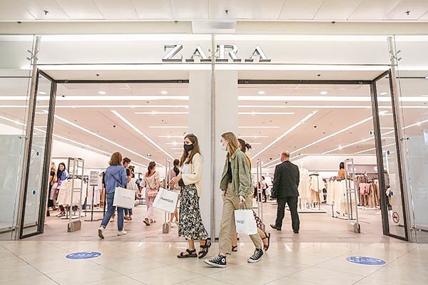 Zara logró desmarcarse entre agosto y octubre de las pérdidas del primer semestre del año. Foto: Bloomberg