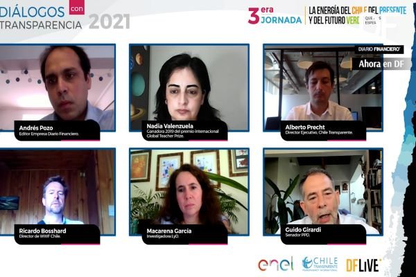 <p>Ahora en DF| Diálogos con Transparencia 2021 "La Energía del Chile del Presente y del Futuro Verde"</p>
