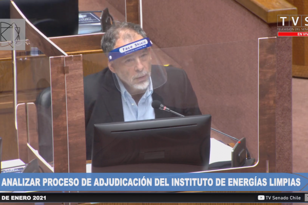 Senador Girardi en la sesión especial por adjudicación del Instituto de Tecnologías Limpias.