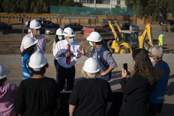 Comienzan las obras de construcción del nuevo parque Mapocho Río
