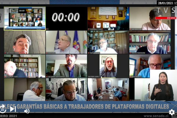 Senado aprueba idea de legislar y respalda proyecto que da garantías básicas a trabajadores de Apps