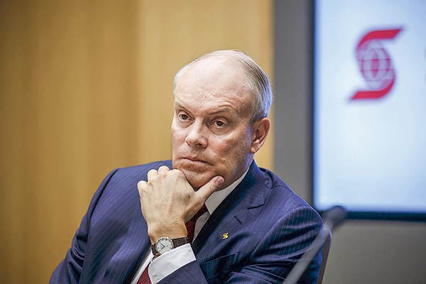 El presidente y CEO de Scotiabank Global, Brian Porter. Foto: Bloomberg