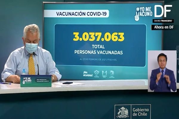 <p>Ahora en DF| Ministro Paris informa que Chile sobrepasó los 3 millones de vacunados</p>