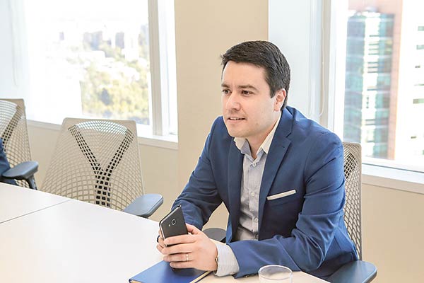 El director ejecutivo de FinteChile, Ángel Sierra. Foto: Archivo