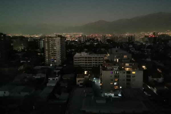 Fotografía de Gabriel Esteffan desde sector en la comuna Ñuñoa.