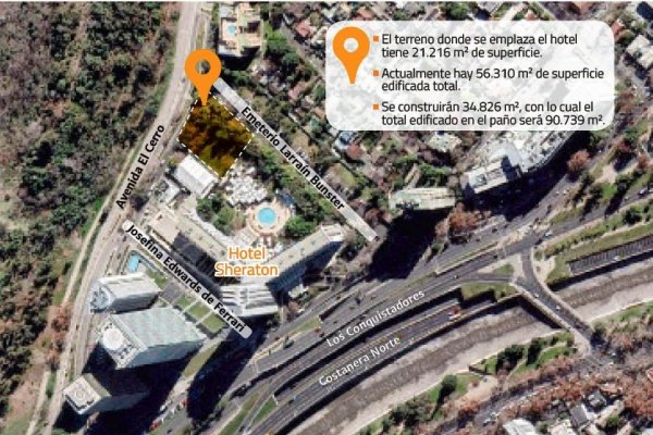 Providencia iniciará invalidación de permiso para levantar edificios en jardines del Sheraton