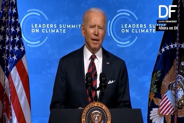 <p>Ahora en DF| Biden aseguró que EE.UU. reducirá los gases invernadero a la mitad para el fin de esta década</p>