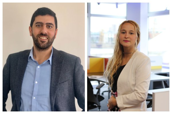 <p>El country manager de SeSocio.com, Antonio Berguecio, y la head de Mercado de Capitales y Expansión, Valeria Laico.</p>