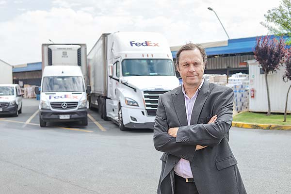 Felipe Barriga director de ventas región Andina y Cono Sur de FedEx. Foto: Archivo