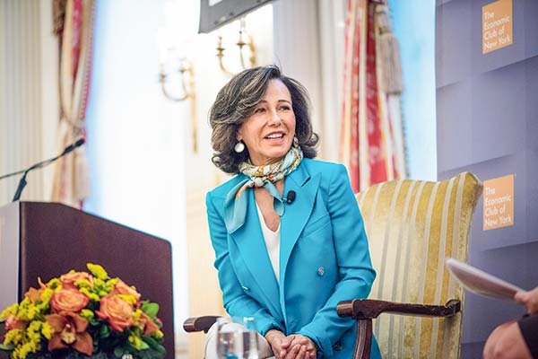 Ana Botín Presidenta del grupo Santander. Foto: Bloomberg