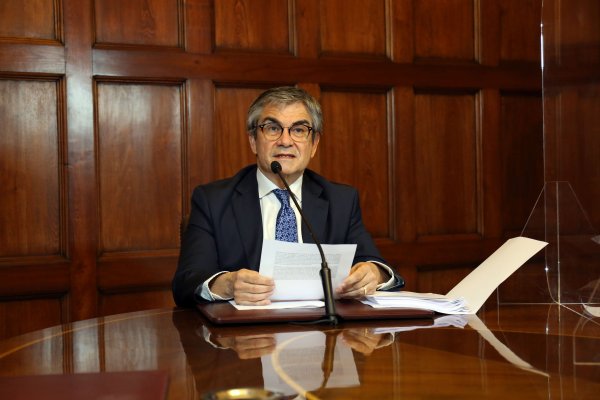 El presidente del Banco Central, Mario Marcel.