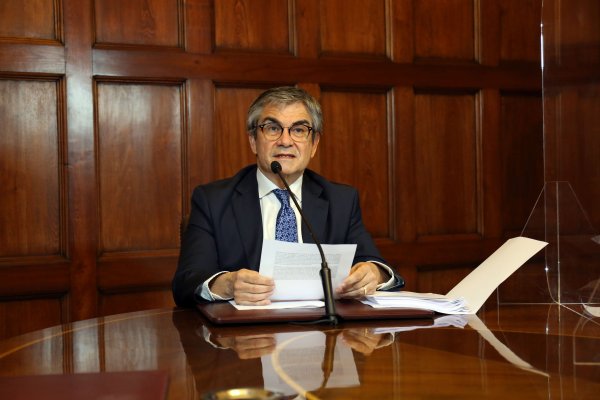 <p>El presidente del Banco Central, Mario Marcel. </p>
