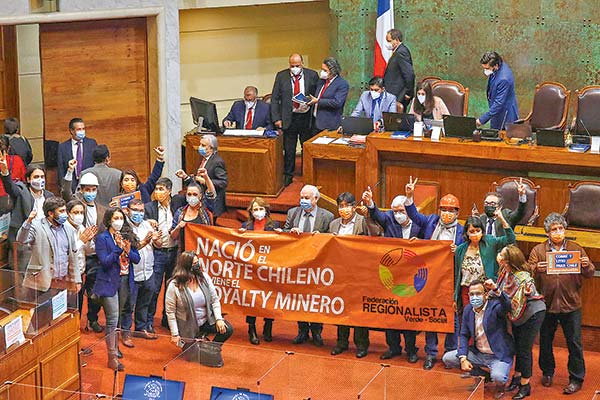 Gobierno impulsará estrategia para modificar proyecto de royalty tras aprobación en la Cámara