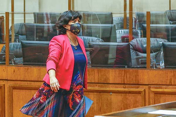 Yasna Provoste, presidenta del Senado. Foto: Agencia Uno