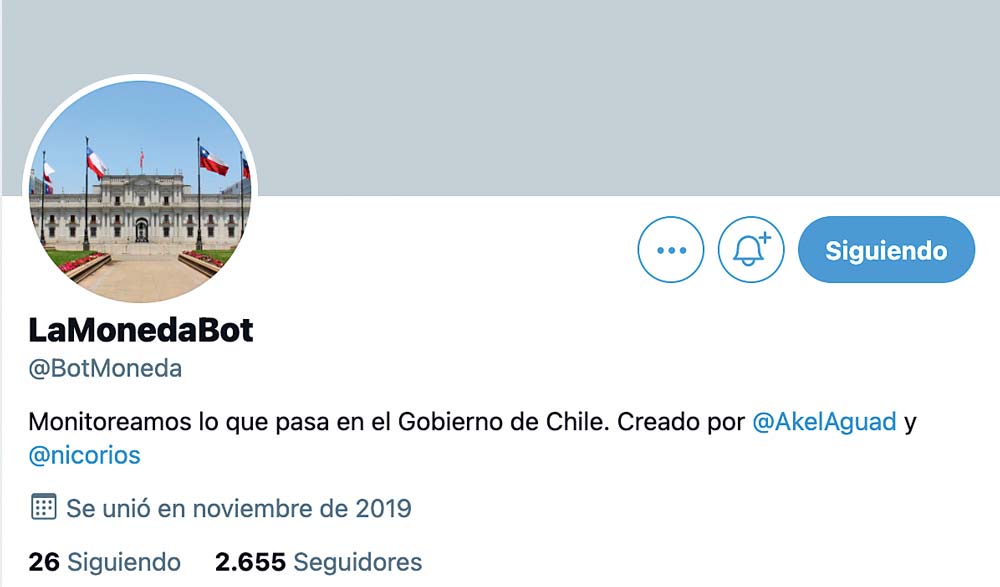 <p>¿Qué es el bot La Moneda?</p>