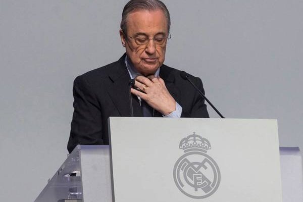 Florentino Pérez, uno de los impulsores de la fallida Superliga.