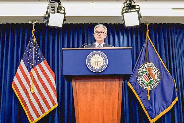 El presidente de la Reserva Federal, Jerome Powell, expuso ayer en el Congreso. Foto: Reuters