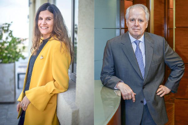 Cristina Torres, directora de Presupuestos; y Jorge Desormeaux, quien lidera el Consejo Fiscal Autónomo. Foto: José Montenegro