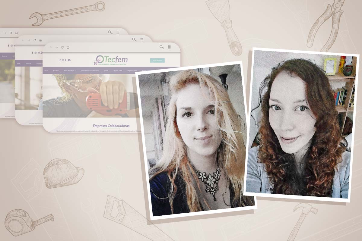 <p>Susana Riquelme y Carmen Gloria Iturra, fundadoras de Tecfem. </p>