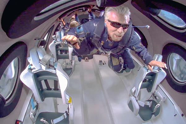 Al espacio con Branson: La volatilidad marca el vuelo de regreso de Virgin Galactic