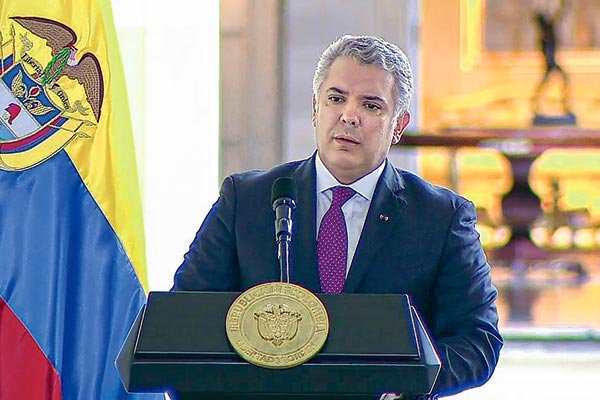 El presidente Iván Duque cerró el extenso evento donde se presentó la reforma tributaria.