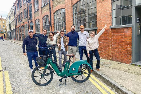 El piloto de las bicicletas sostenible se lanzó hace poco más de un año en Londres. Foto: HumanForest