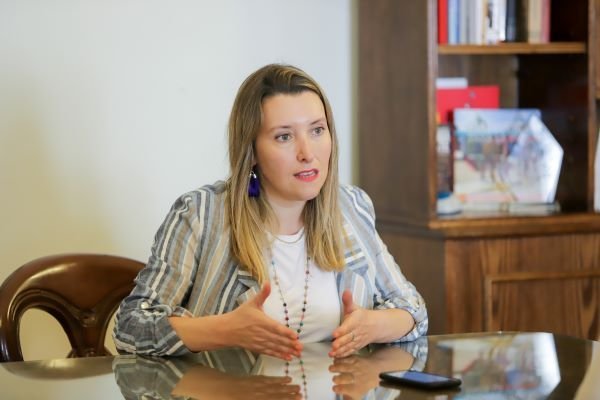 <p>La exgerenta de Sustentabilidad y Asuntos Públicos de BancoEstado, Victoria Paz. </p>