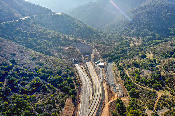 Presidente Piñera inaugura nuevo Túnel El Melón: permitirá iniciar obras para modernizar el antiguo