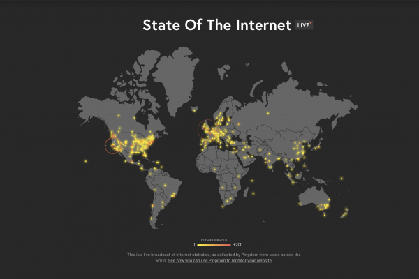 Página web de reporte de internet mundial https://livemap.pingdom.com/