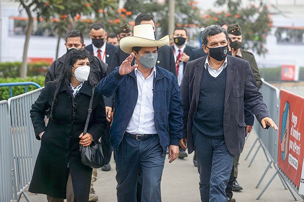 Pedro Castillo asumió la presidencia el 28 de julio. Foto: Presidencia de Perú