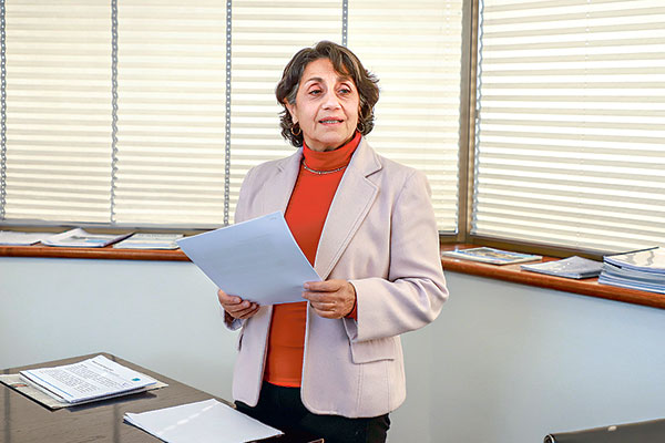 Jessica López, presidenta Asociación Nacional de Empresas de Servicios Sanitarios (Andess). Foto: Archivo