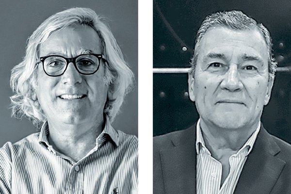 Arístides Benavente, socio de Komax y Gonzalo Martino, presidente de Empresas Contempora.