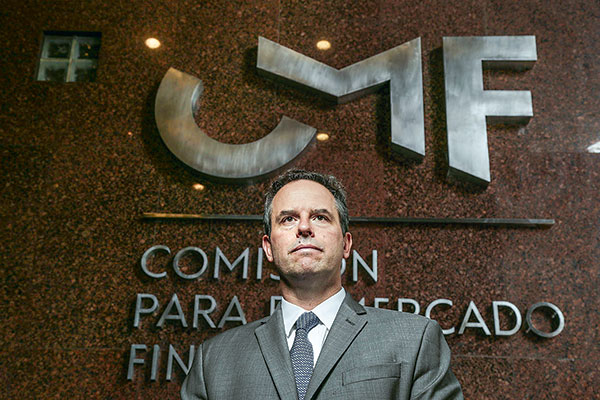 Kevin Cowan vicepresidente de la Comisión para el Mercado Financiero