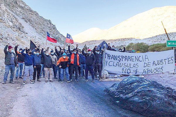 Sindicato de minera Caserones rechaza nueva oferta y advierte que está preparado para una "huelga extensa"