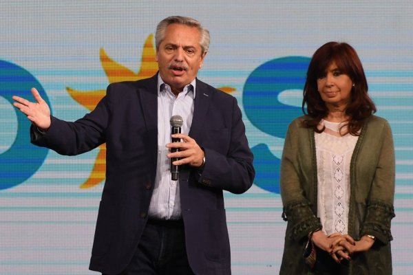 Alberto Fernández y Cristina Fernández.