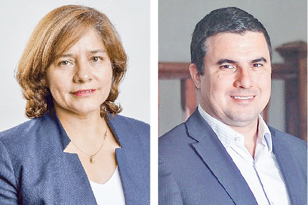 Paola Peñarrieta socia adjunta de Consultoría en Riesgo Tecnológico de EY. Facundo Jamardo socio líder de Ciberseguridad de EY.